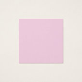 Schrapboekroze Vierkante Visitekaartjes (Achterkant)