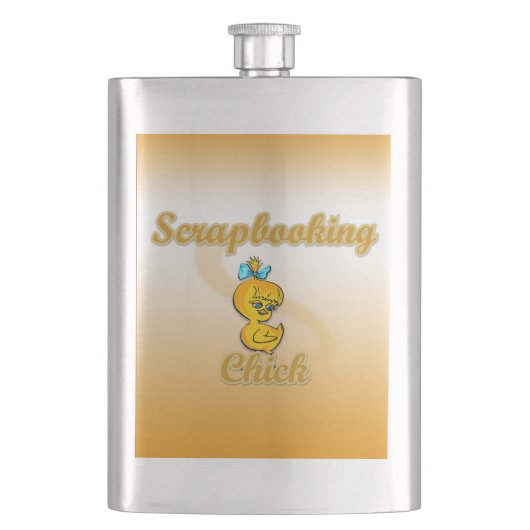 Schrapboeksteen Heupfles (Voorkant)