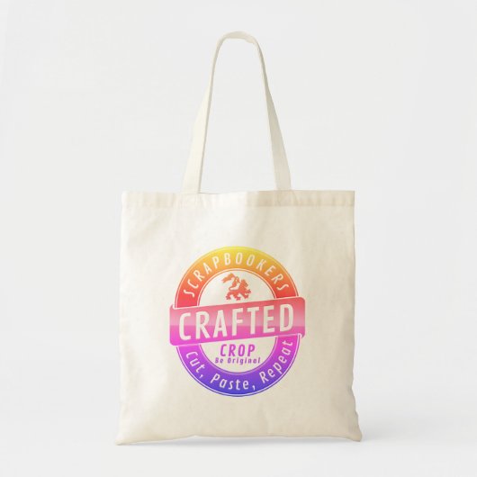 Schrapbookers en Ambachtslieden Tote Bag (Voorkant)