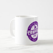 "Schraplaarkers - knippen, plakken en herhalen" Koffiemok (Voorkant links)