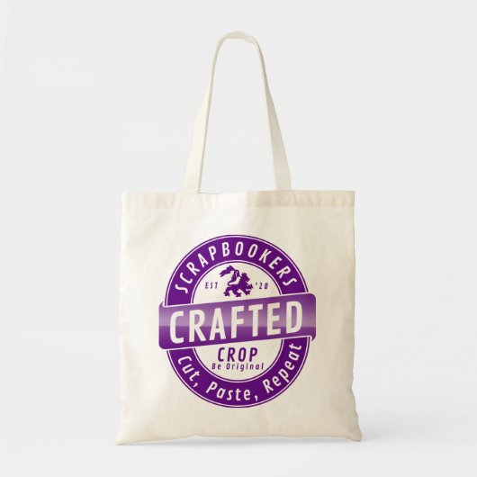 "Schraplaarkers - knippen, plakken en herhalen" Tote Bag (Voorkant)