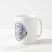 "Schraplaarzen "Knippen, plakken, herhalen" Koffiemok (Voorkant rechts)