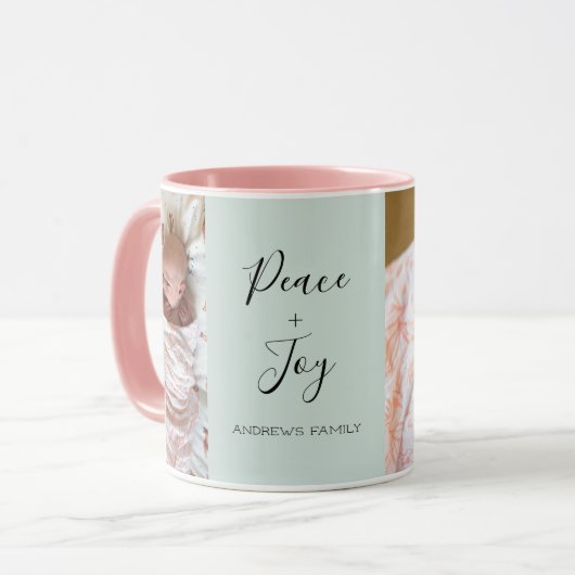 Schrappen 2 Fotocollage Mok (Voorkant links)