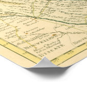 Schrappen. Carte de la Louisiane... Parijs 1718 Poster (Hoek)