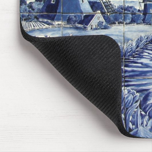 Schrappen met windmolen muismat (Hoek)