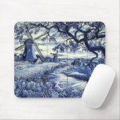 Schrappen met windmolen muismat (Met muis)