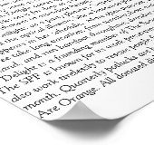 Schrappen Poster (Hoek)