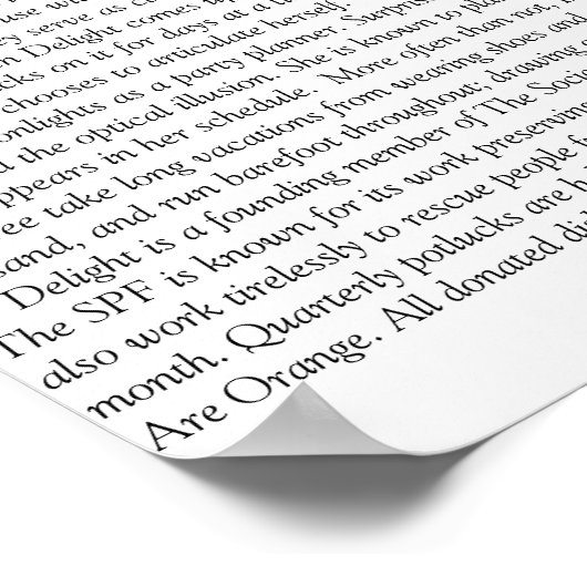 Schrappen Poster (Hoek)