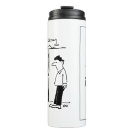 Schrappende autowrakken Cartoon Thera motorkap Thermosbeker