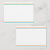 Schrappende regenboogkleuren Blanco Sjabloon legan (Voorkant / Achterkant)