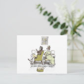 Schrapping in Vexing, Jane Austen Pride en Prejudi Briefkaart (Staand voorkant)