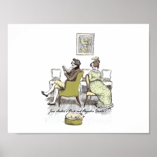 Schrapping in Vexing, Jane Austen Pride en Prejudi Poster (Voorkant)