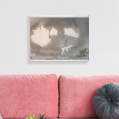 Schrapping K7 1986 gemengd-media canvas Afdruk (Insitu (Woonkamer))