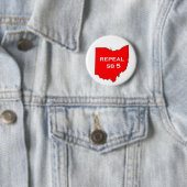 Schrapping Ohio SB5-stemknoppen Ronde Button 5,7 Cm (In situ)