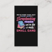 Schrapping van Friends Book Crafting Hobby Visitekaartje (Voorkant)