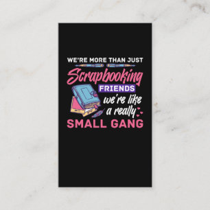 Schrapping van Friends Book Crafting Hobby Visitekaartje