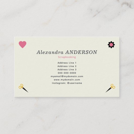 Schrapping Visitekaartje (Achterkant)