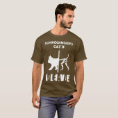 Schrdingers cat Dead and Alive physics nerd T-shirt (Voorkant volledig)