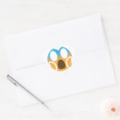 schream emoji hart sticker (Envelop)