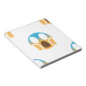 schream emoji notitieblok (Schuin)