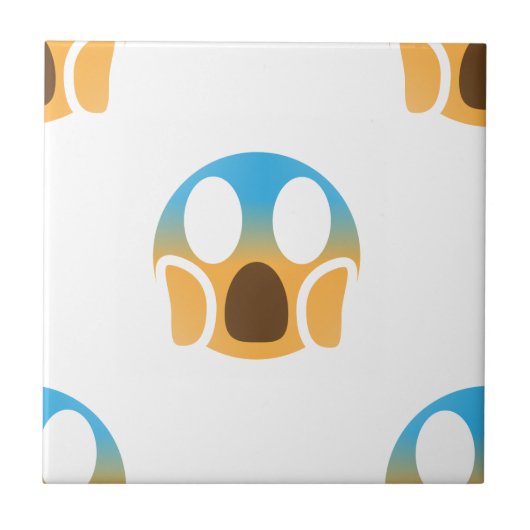 schream emoji tegeltje (Voorkant)