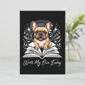 Schreef Mijn Eigen Einde Kaart (Staand voorkant)