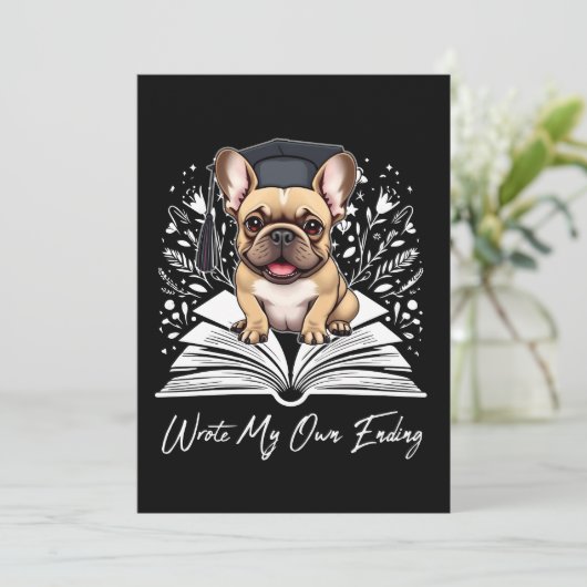 Schreef Mijn Eigen Einde Kaart (Staand voorkant)