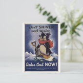 Schreef nu geen volgende winterbestelling. briefkaart (Staand voorkant)