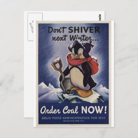 Schreef nu geen volgende winterbestelling. briefkaart (Voorkant / Achterkant)