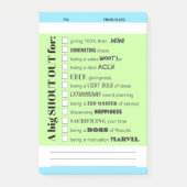 Schreeuw de erkenning van werknemers na de IT-awar Post-it® Notes (Voorkant)