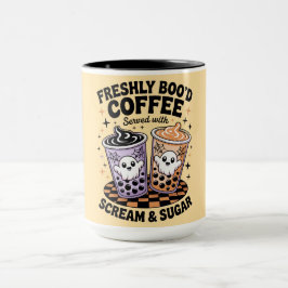 Schreeuw en suiker Halloween koffie Mok