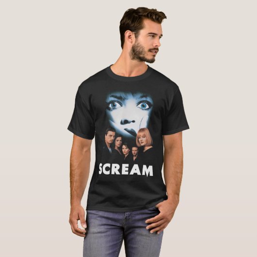 Schreeuw (Ghostface) T-shirt (Voorkant volledig)