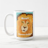 Schreeuw! Grafische Lion's Face 15 oz. Mok (Links)