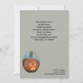 Schreeuw Jack O Lantern Pumpkin Halloween Party Kaart (Voorkant)