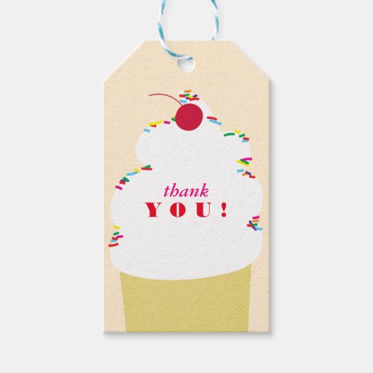 Schreeuw om ijs cadeaulabel (Voorkant)