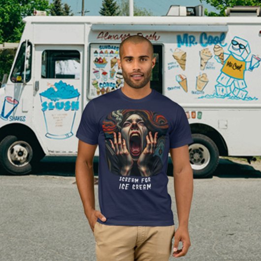 Schreeuw om ijs Hauntingly Funny Mannen T-shirt