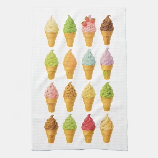 Schreeuw om ijs theedoek (Verticaal)