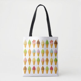 Schreeuw om ijs tote bag