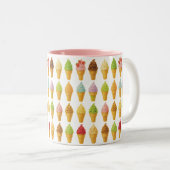 Schreeuw om ijs tweekleurige koffiemok (Voorkant rechts)