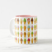 Schreeuw om ijs tweekleurige koffiemok (Voorkant links)