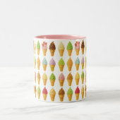 Schreeuw om ijs tweekleurige koffiemok (Center)