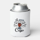 Schreeuw om koffie blikjeskoeler (Blikje Voorkant)