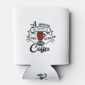 Schreeuw om koffie blikjeskoeler (Achterkant)