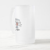 Schreeuw om koffie matglas bierpul (Voorkant links)