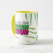 Schreeuw & Suiker Pret Fun Zombie Bekrast Mok (Voorkant links)