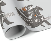 Schreeuw tegen mijn Botten Cadeaupapier (Rol Hoek)