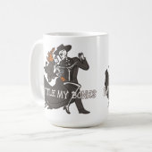 Schreeuw tegen mijn Botten Koffiemok (Voorkant links)