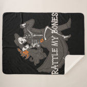 Schreeuw tegen mijn Botten Sherpa Deken (Voorkant (horizontaal))