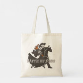 Schreeuw tegen mijn Botten Tote Bag (Achterkant)