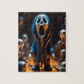 Schreeuw thema figuur puzzel (Verticaal)